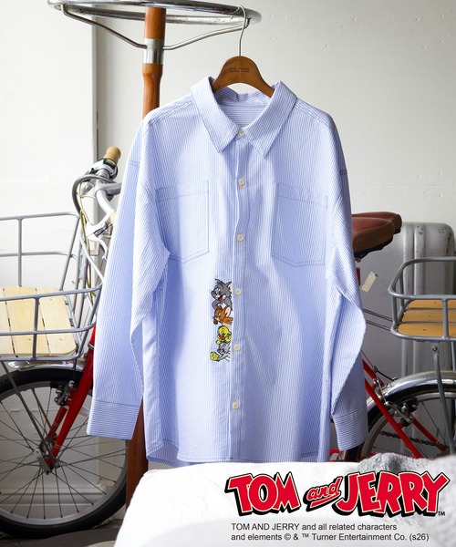 DOUBLE NAME（ダブルネーム） ブラウス シャツ 「TOM AND JERRY