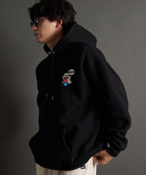 「GRAF&WU」 プルオーバーパーカー M グレー メンズ_画像8