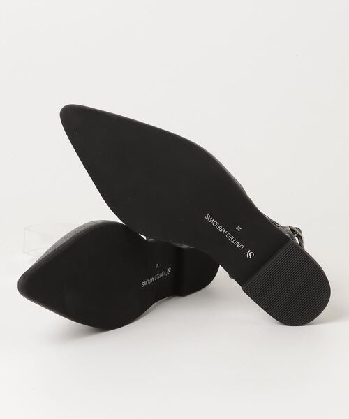 「SY UNITED ARROWS」 フラットサンダル 24.5cm レッド レディース_画像3