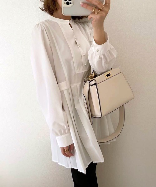 「Emma Taylor」 長袖ワンピース FREE ホワイト レディース_画像7