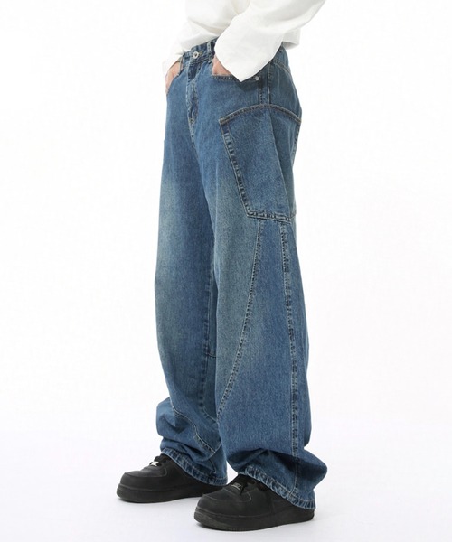 「WESTBOY」 デニムパンツ L ブルー メンズ_画像2