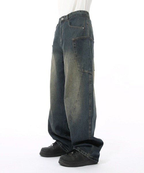 「WESTBOY」 デニムパンツ L ブルー メンズ_画像6