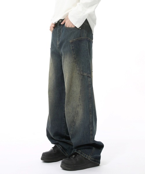 「WESTBOY」 デニムパンツ L ブルー メンズ_画像8