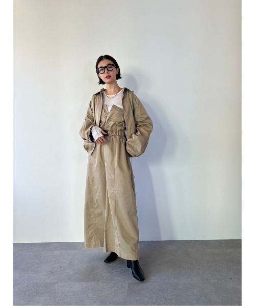 「HANNE」 チノパンツ FREE ブラック レディース_画像2