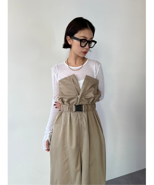 「HANNE」 チノパンツ FREE ブラック レディース_画像5