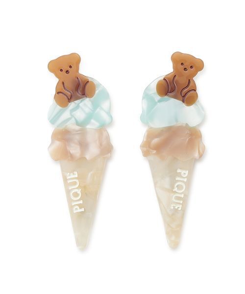 gelato pique（ジェラートピケ） マスク アイスモチーフミニヘア
