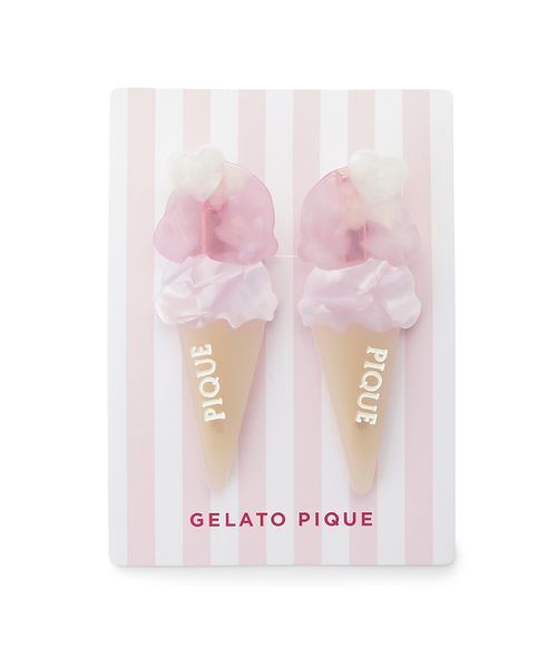 gelato pique（ジェラートピケ） マスク アイスモチーフミニヘア