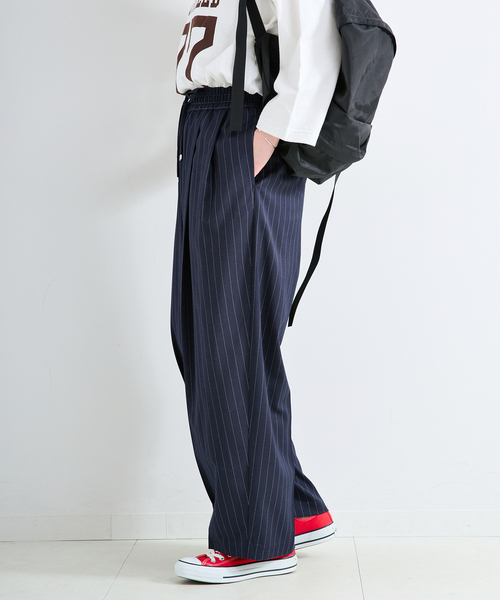 B.C STOCK（ベーセーストック） ワイドパンツ スラックス パンツ