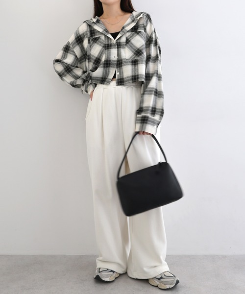 「andme」 「alma design」長袖ブラウス FREE オフホワイト レディース_画像6