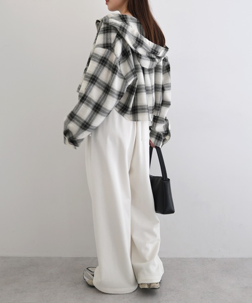 「andme」 「alma design」長袖ブラウス FREE オフホワイト レディース_画像8