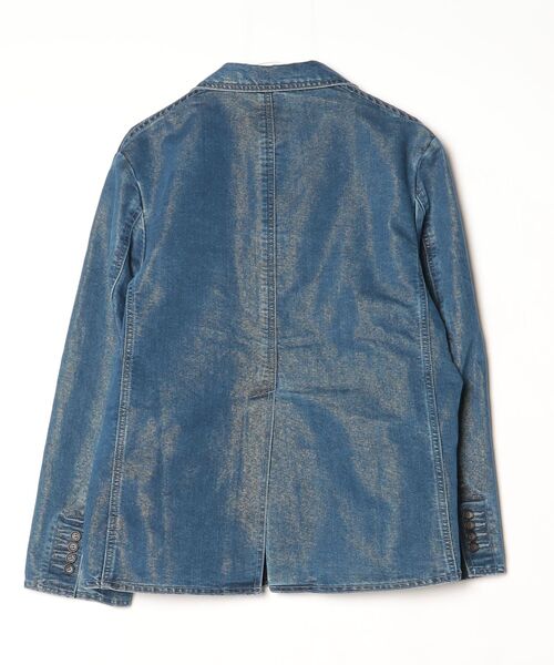 「M TO R」 デニムジャケット 38 ネイビー レディース_画像2