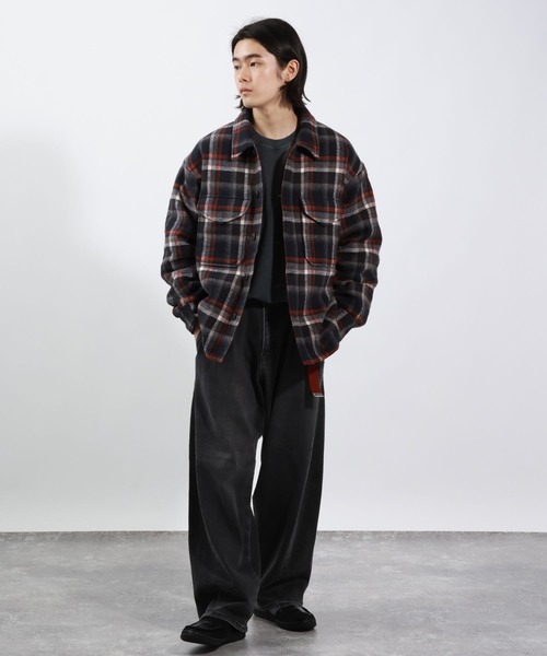 「BAYFLOW」 デニムパンツ LARGE ブラック メンズ_画像5