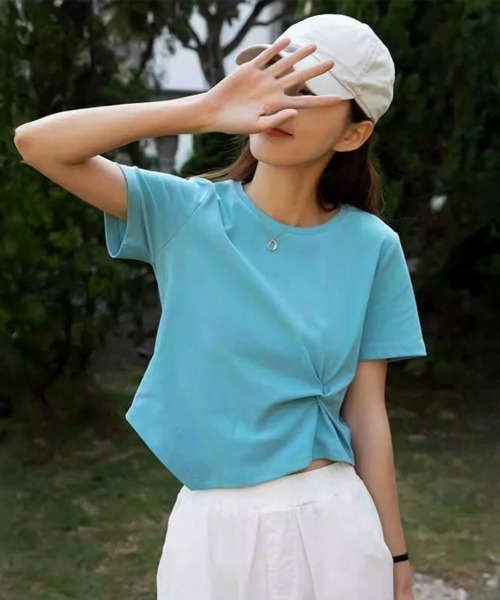 miniministore（ミニミニストア） tシャツ アシンメトリーTシャツ半袖