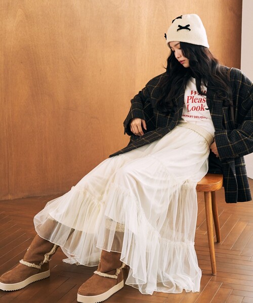 「FREAK'S STORE」 ジャケット フリ- チャコール レディースの画像