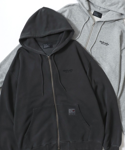 Mark Gonzales（マークゴンザレス） ジップアップパーカー LL ブラック 