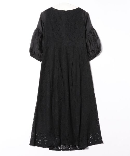 「Cinderella」 7分袖ワンピース X-LARGE ブラック レディース_画像2