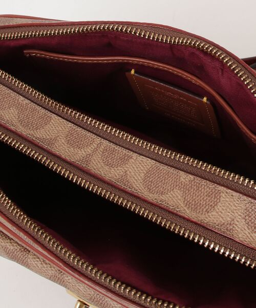 「COACH」 ショルダーバッグ フリー ブラウン レディースの画像