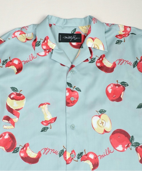 MILKBOY（ミルクボーイ） ブラウス シャツ 半袖 APPLE シャツ