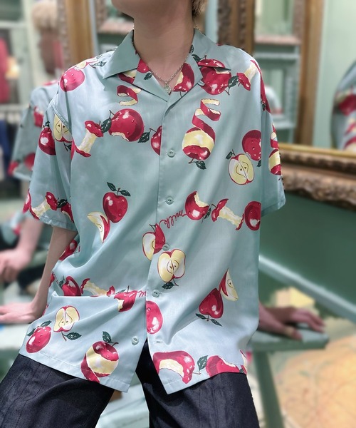 MILKBOY（ミルクボーイ） ブラウス シャツ 半袖 APPLE シャツ