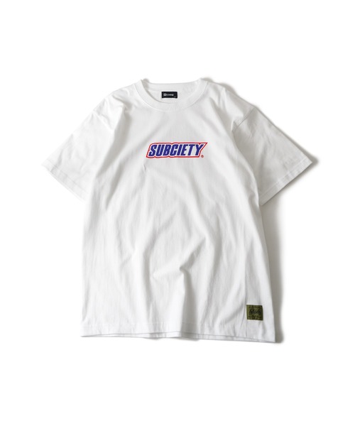 「Subciety」 半袖Tシャツ X-LARGE ブラウン メンズ_画像4