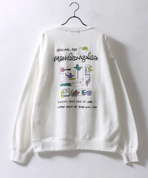 「Mark Gonzales」 スウェットカットソー L ブラック メンズ_画像9