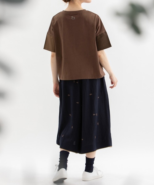 nop de nod（ノップドゥノッド） tシャツ 半袖 misc布帛Tシャツ