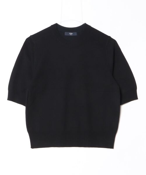 「SHIPS Colors」 半袖ニット ONE SIZE ブラック レディース_画像2