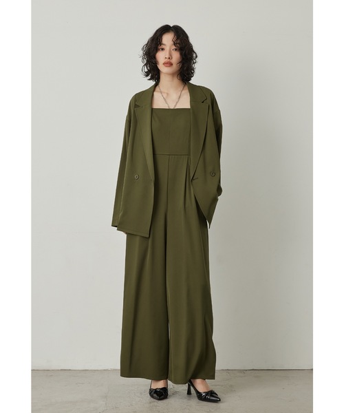 niana コンビワンピース niana（ニアナ） コンビワンピース S カーキ レディース : ZOZOTOWN