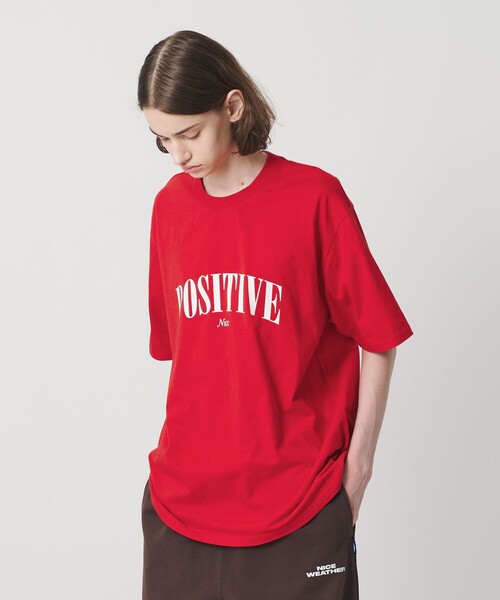 NICE WEATHER tシャツ 「NICE WEATHER」POSITIVE ショートスリーブ T