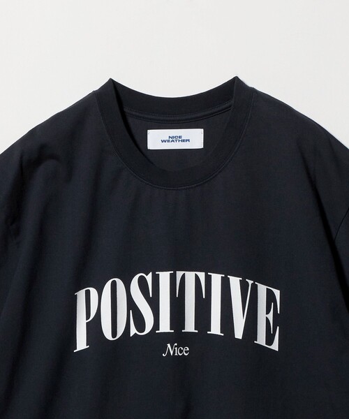 NICE WEATHER tシャツ 「NICE WEATHER」POSITIVE ショートスリーブ T 