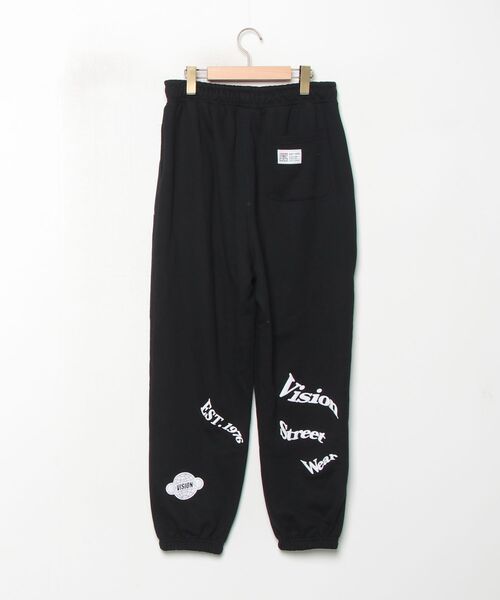 「VISION STREET WEAR」 スウェットパンツ L ブラック メンズ_画像2
