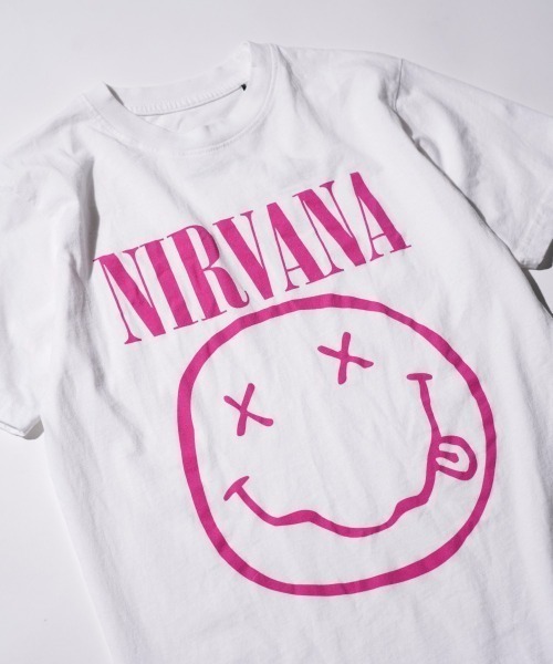 「NIRVANA」 半袖Tシャツ X-LARGE ブラック メンズ_画像5
