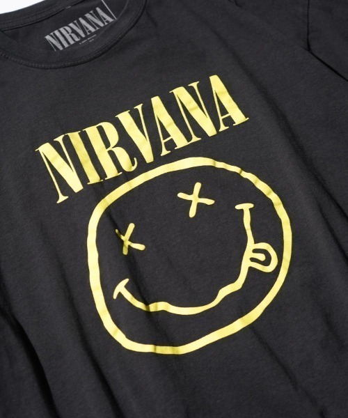 「NIRVANA」 半袖Tシャツ X-LARGE ブラック メンズ_画像8