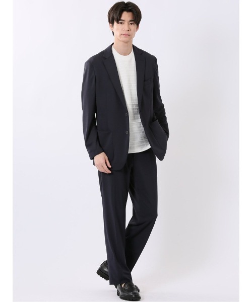 セレモニースーツ カジュアルスーツ 「ストレッチ 吸水速乾 防シワ 高通気 ウォッシャブル」タカキュー 2ボタン ジャケット(セットアップ可能)_5