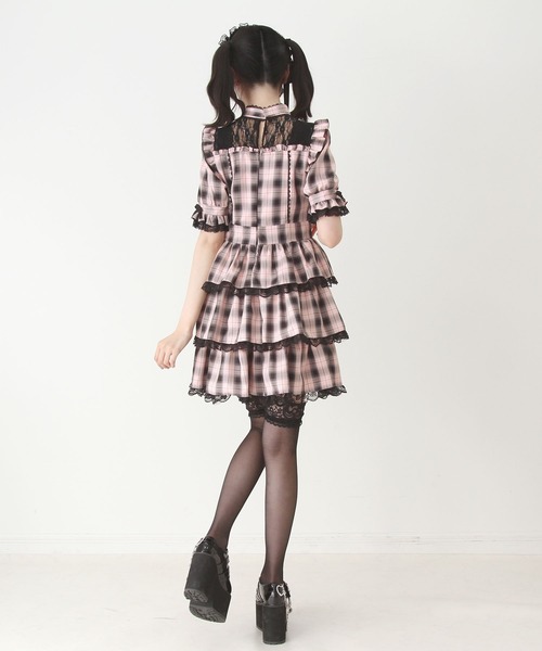 DearMyLove ワンピース フリルティアードハートアイドルワンピース