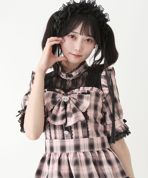 DearMyLove ワンピース フリルティアードハートアイドルワンピース