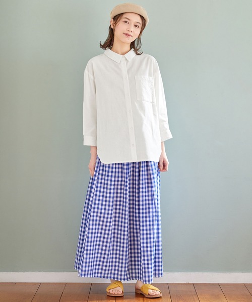 「Viola e Viola」 7分袖シャツ - ブルー レディース_画像5