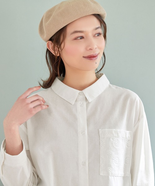 「Viola e Viola」 7分袖シャツ - ブルー レディース_画像8