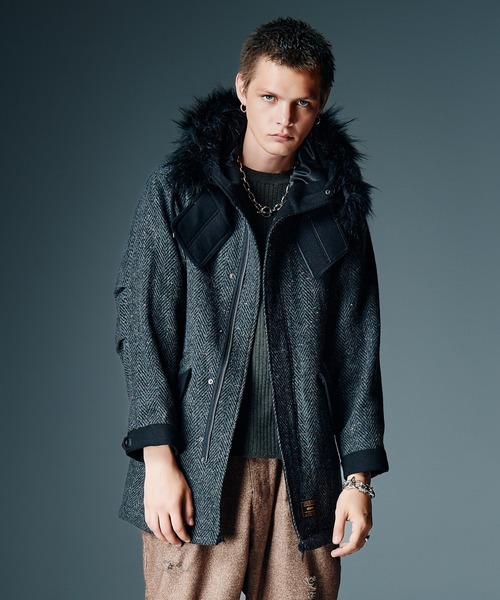 glamb（グラム） モッズコート コート High Neck Mods Coat