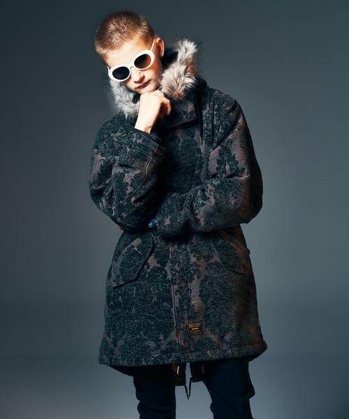 期間限定SALEグラム【gramb】ハイネックモッズコート（ペイズリー）M-51 glamb（グラム） モッズコート コート High Neck Mods Coat