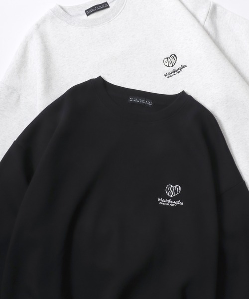 「Mark Gonzales」 スウェットカットソー M チャコール メンズ_画像5