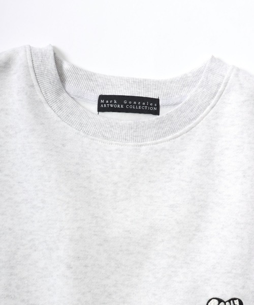 「Mark Gonzales」 スウェットカットソー M チャコール メンズ_画像7