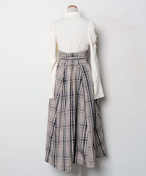 「dazzlin」 ドッキングワンピース SMALL ベージュ レディース_画像2