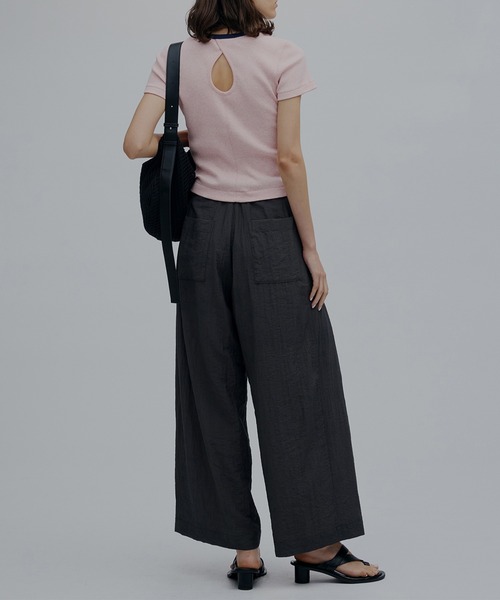 Ameri（アメリ） tシャツ 半袖 MEDI FRUIT DYED CUT TOP レディース