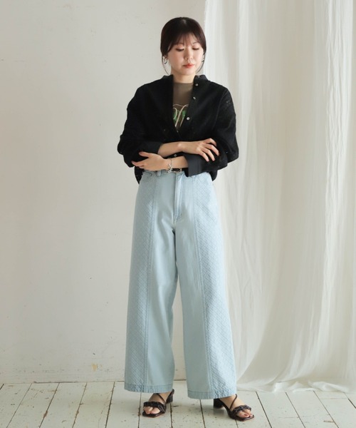 「NOMBRE IMPAIR」 長袖ブラウス FREE キナリ レディース_画像6