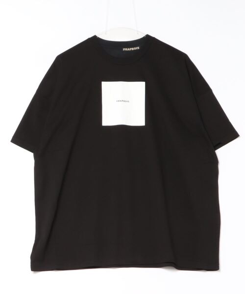 「FRAPBOIS」 半袖Tシャツ 1 ブラック レディース_画像2
