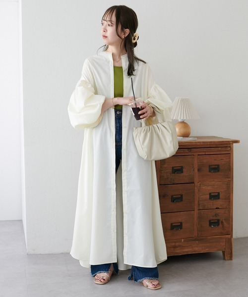 「DISCOAT」 長袖ワンピース MEDIUM レッド レディース_画像2