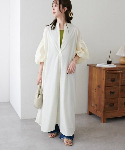 「DISCOAT」 長袖ワンピース MEDIUM レッド レディース_画像8