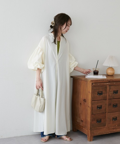 「DISCOAT」 長袖ワンピース MEDIUM レッド レディース_画像9