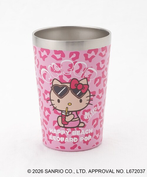 HELLO KITTY ステンレスランチジャー0.8L いちご柄ピンク 限定品 212 KITCHEN STORE 日焼けハローキティ ステンレスタンブラー LEOPARD